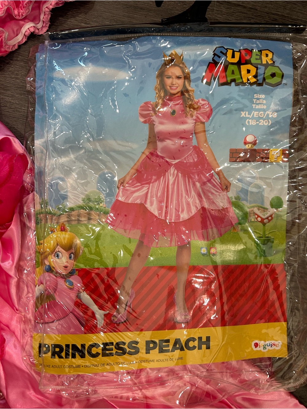 Nintendo Super Mario Princess Costume Pink